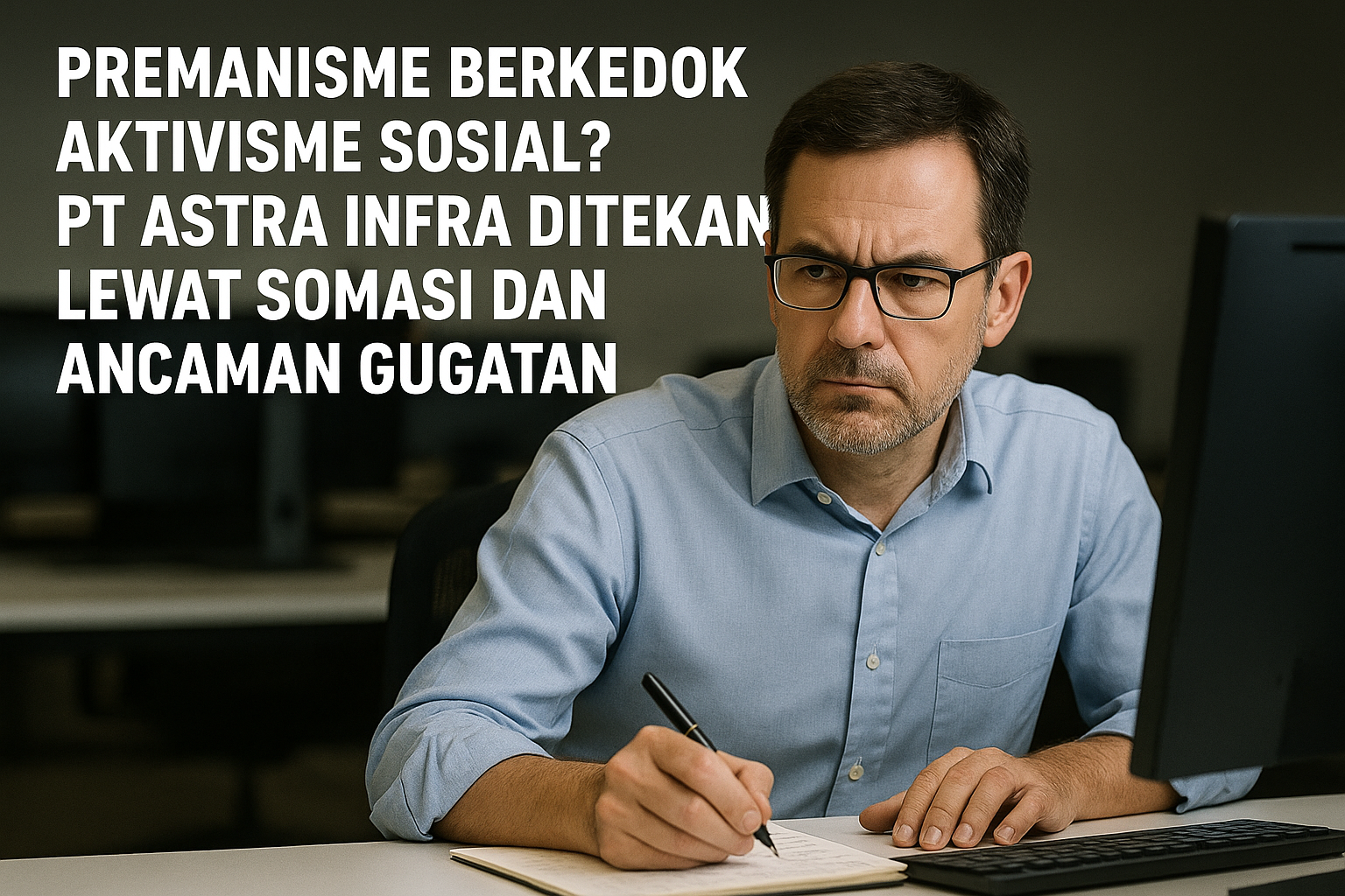 Premanisme Berkedok Aktivisme Sosial? PT Astra Infra Ditekan Lewat Somasi dan Ancaman Gugatan