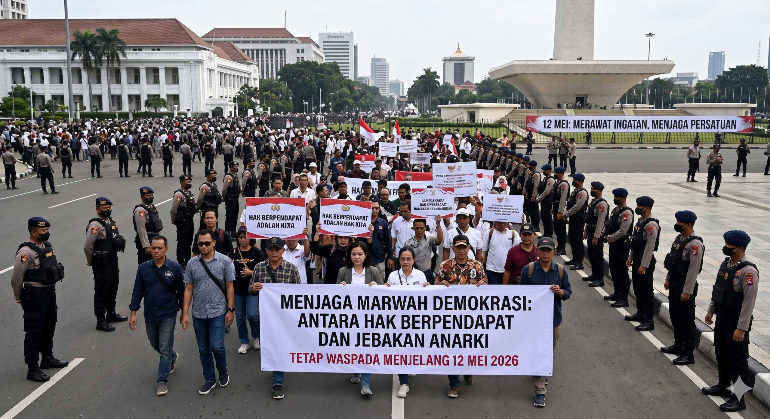 Menjaga Marwah Demokrasi: Antara Hak Berpendapat dan Jebakan Anarki Menjelang 12 Mei