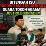 Ditengah Isu Prabowo Mau Digulingkan, Suara Tokoh Agama Justru Bikin Adem